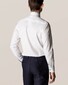 Eton Uni Poplin Fine Contrast Shirt White