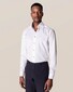 Eton Uni Poplin Fine Details Shirt White