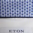 Eton Uni Poplin Floral Detail Shirt White
