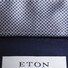 Eton Uni Poplin Micro Contrast Shirt Dark Blue Extra Melange