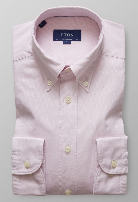 Eton Uni Royal Oxford Overhemd Roze