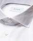 Eton Uni Signature Oxford Fine Basketweave Texture Shirt White