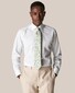 Eton Uni Signature Twill Cutaway Collar Floral Contrast Details Shirt White