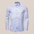 Eton Uni Signature Twill Floral Contrast Pattern Overhemd Licht Blauw