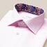 Eton Uni Signature Twill Flower Detail Overhemd Roze