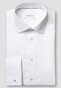 Eton Uni Signature Twill French Cuffs Overhemd Wit