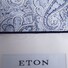 Eton Uni Signature Twill Geometric Detail Overhemd Wit