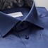 Eton Uni Signature Twill Paisley Detail Overhemd Donker Blauw Melange