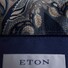 Eton Uni Signature Twill Paisley Detail Shirt Dark Blue Extra Melange