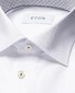 Eton Uni Signature Twill Subtle Texture Fine Contrast Details Shirt White