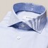 Eton Uni Signature Twill Wide Spread Collar Overhemd Licht Blauw