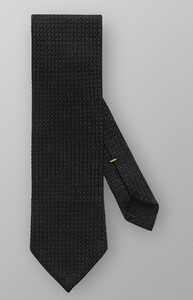Eton Uni Structured Grenadine Tie Extra Light Grey Melange