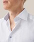 Eton Uni Subtle Contrast Fabric Overhemd Wit