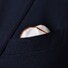 Eton Uni Subtle Multi Contrast Pocket Square Fine Orange