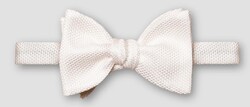 Eton Uni Texture Ready Tied Bow Tie White