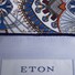Eton Uni Twill Paisley Hieroglyphics Details Overhemd Licht Blauw
