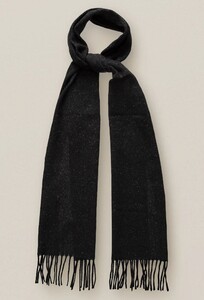 Eton Uni Wool Blend Scarf Black