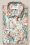 Eton Vibrant Fantasy Floral Watercolor Pattern Luxury Signature Twill Overhemd Groen-Multi