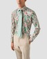 Eton Vibrant Fantasy Floral Watercolor Pattern Luxury Signature Twill Overhemd Groen-Multi
