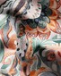 Eton Vibrant Fantasy Floral Watercolor Pattern Luxury Signature Twill Overhemd Groen-Multi