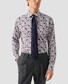 Eton Vibrant Floral Pattern Cotton Signature Twill Overhemd Multicolor