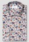 Eton Vibrant Floral Pattern Cotton Signature Twill Overhemd Multicolor
