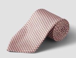 Eton Vintage Fantasy Connected Wave Pattern Tie Pink
