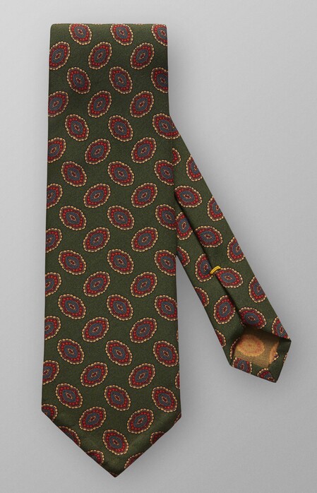 Eton Vintage Paisley Tie Dark Green