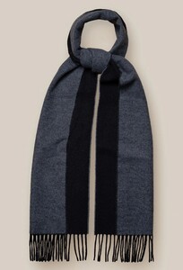 Eton Warming Two-Face Wool Sjaal Navy