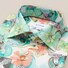 Eton Water Color Floral Shirt Green