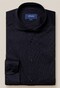Eton Wide Spread Cotton Uni Jersey Overhemd Dark Navy
