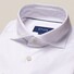 Eton Wide Spread Cotton Uni Jersey Overhemd Wit
