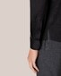 Eton Wide Spread Cotton Uni Jersey Overhemd Zwart