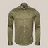 Eton Wide Spread Cotton Uni Jersey Shirt Green