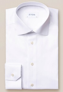 Eton With Love Embroidery Signature Twill Shirt White