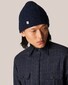 Eton Wool Cashmere Flanel Geruit Overshirt Navy