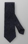 Eton Wool Silk Polyamid Faux Uni Tie Dark Blue Extra Melange