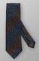 Eton Wool Silk Polyamid Striped Tie Das Donker Groen