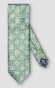 Eton Woven Floral Pattern Rich Texture Silk Tie Light Green