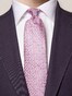 Eton Woven Floral Pattern Silk Tie Pink
