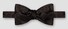 Eton Woven Paisley Silk Self Tied Bow Tie Black