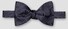 Eton Woven Paisley Silk Self Tied Bow Tie Navy