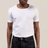Eton Woven Twill Round Neck T-Shirt White