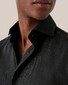 Eton Wrinkle Free Flannel Shirt Dark Gray