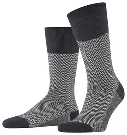 Falke Airport Herringbone Socks Black