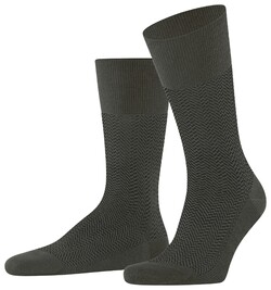 Falke Airport Herringbone Sokken Military