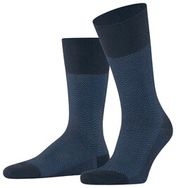 Falke Airport Herringbone Sokken Space Blue