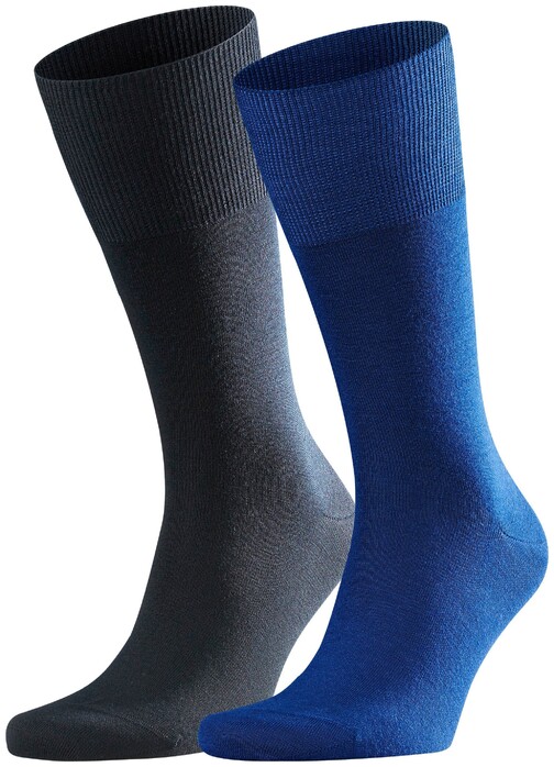 Falke Airport Sock 2-Pack Sokken Royal Blue