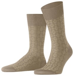 Falke Artwork Tie Sokken Beige