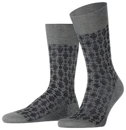 Falke Artwork Tie Sokken Grijs